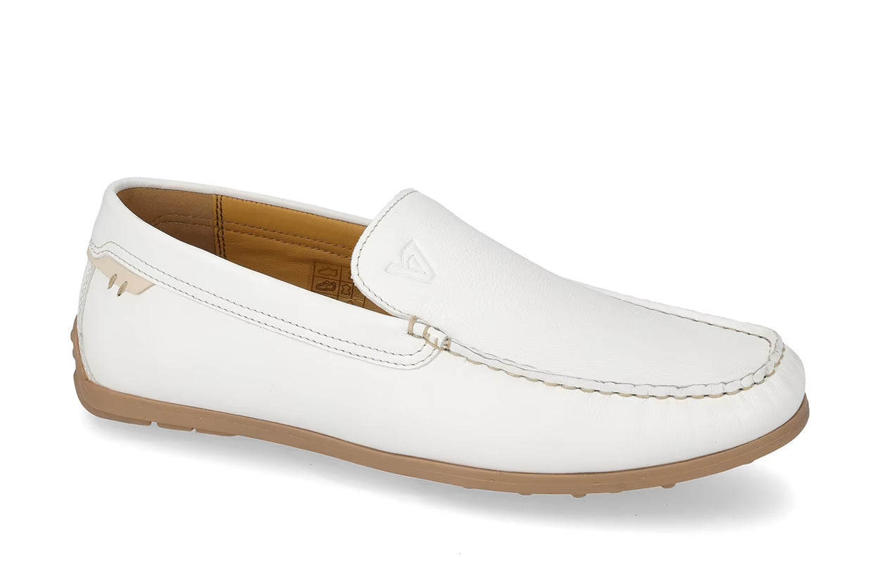 Valleverde Mocassino Uomo Bianco Pelle Casual - 17990A