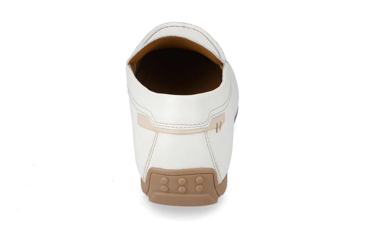 Valleverde Mocassino Uomo Bianco Pelle Casual - 17990A
